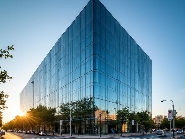 Blick auf die moderne Architektur in Zaragoza